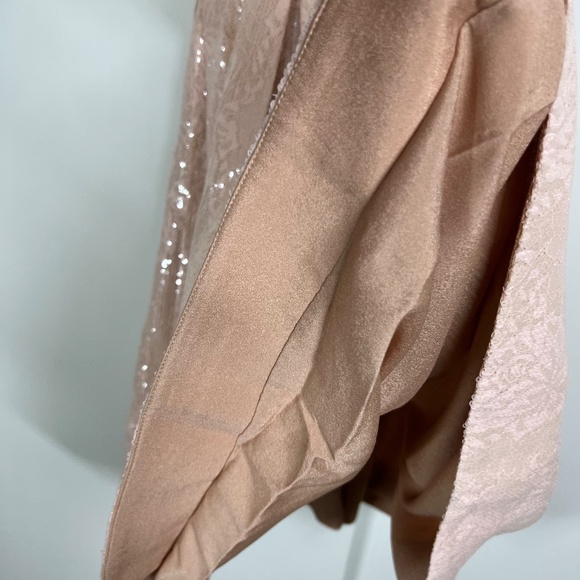 Dress the Population Pink Sequin Dress,‎ XS, V-neck, hidden zipper, NWOT - Picture 9 of 13